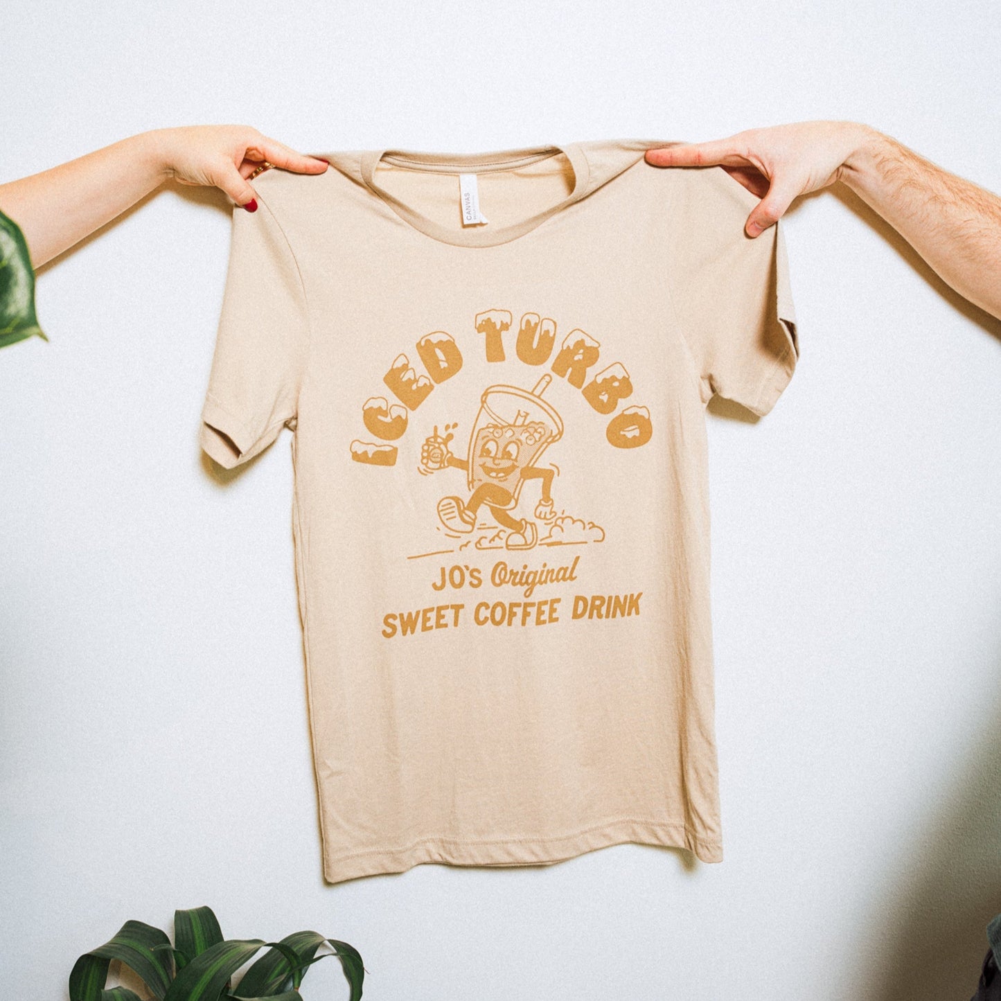 Jo's Tan Turbo Tee