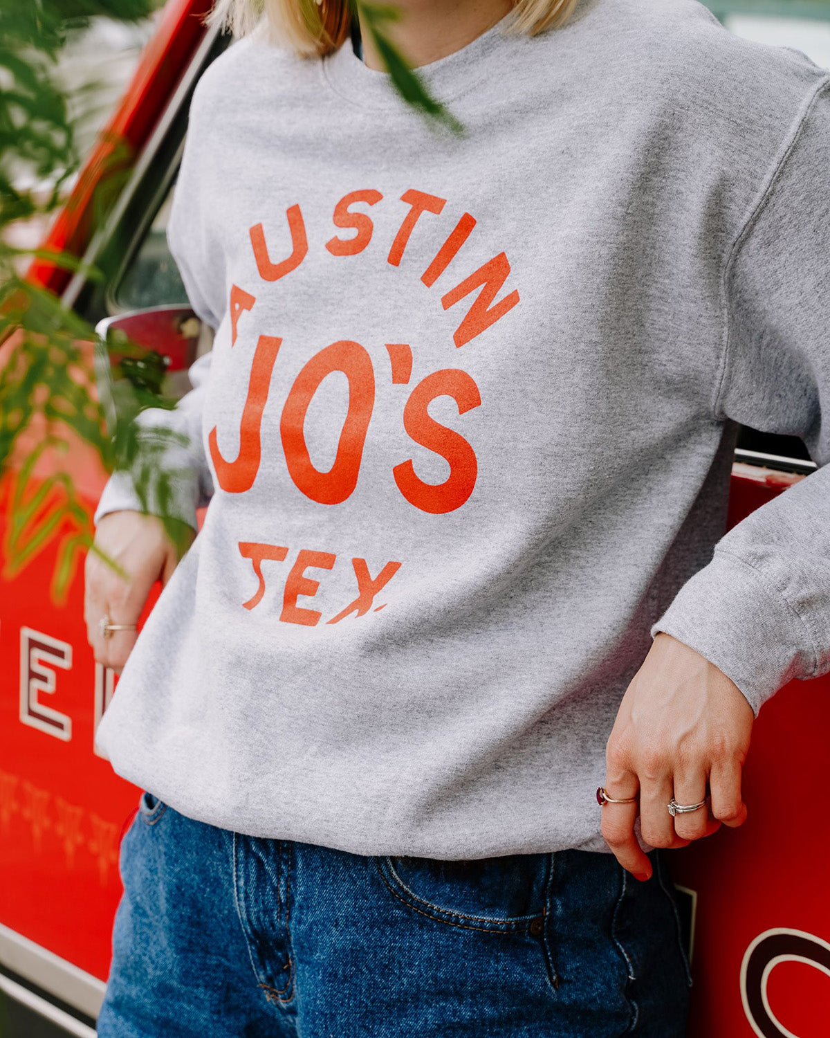 Jo's Gray Sweatshirt