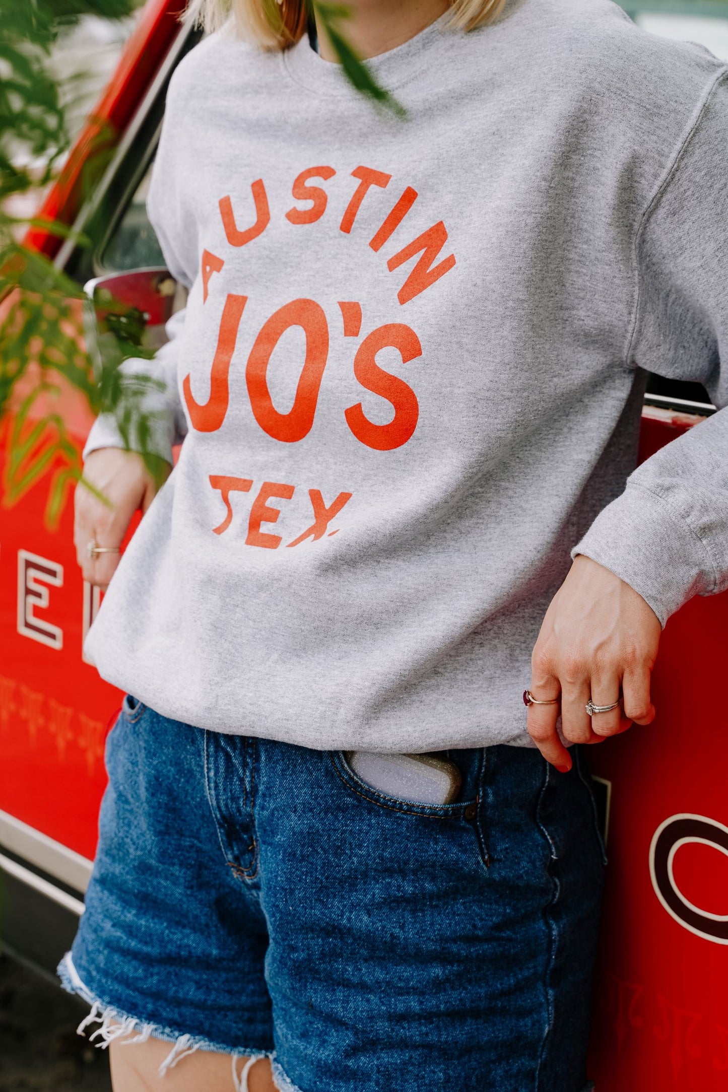 Jo's Gray Sweatshirt